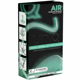 Uniq Air Bezlateksna Ženska Zaštitna Barijera 3-Pack Providna 180mm