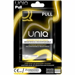 Uniq Pull Bezlateksna Intimna Barijera sa Trakicama 3-Pack, Providna