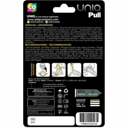 Uniq Pull Bezlateksna Intimna Barijera sa Trakicama 3-Pack, Providna