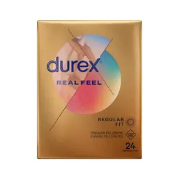 Durex RealFeel 24 kom - Bez Lateksa Prirodni Kontakt Sistem, 56mm