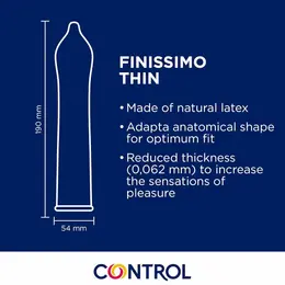 CONTROL Adapta Senso 144 kom - Ultra-Tanka Anatomska Lateks Zaštita