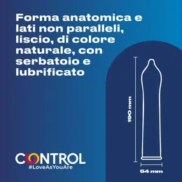 Control Adapta Nature Kondomi 144 kom Ergonomski Prozirni 54mm