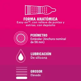 Durex Dame Placer 12 komada Premium Lateks Teksturirani Kondomi 56mm