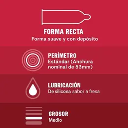 Durex Taste Me Aromatizirani Kondomi 12 komada - Višebojni & Voćna Aroma 53mm