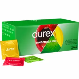 Durex Pleasure Fruits Kondomi 144 komada - Šareni, Aromatizirani, Easy-On Dizajn