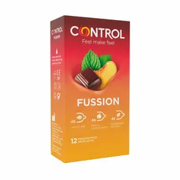 CONTROL Fussion 12 komada - Višearomatični Anatomski Lateks Barijerni Sistem