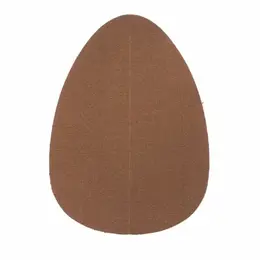 Bye Bra Breast Enhancer Pads Satin Brown Cup A/C - Invisible Support 3 Pairs