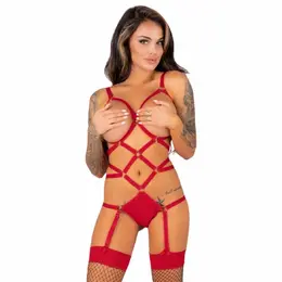 Livco Corsetti Thiara LC 20213 Crveni Set Veša sa Bodiklonom i Čarapama S/M