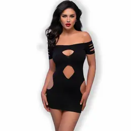 Chilirose CR 4671 Bešavna Mini Haljina Crna S/M - Moderan Dizajn