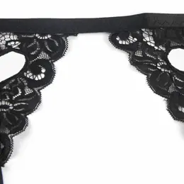 Subblime Lingerie Set L/XL - Black 3-Piece Bra, Garter Belt & Thong