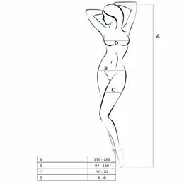 Passion BS063 Elegant Mesh Embroidered White Dress One Size