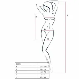 PASSION BS026 Crna Mrežasta Bodistocking Haljina, Jedna Veličina, Elegantan Dizajn