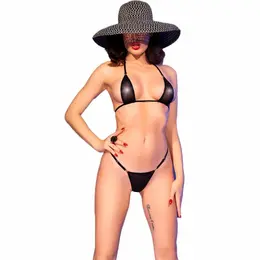Chilirose CR 4840 Mikro Bikini Crna S/M - Elegantan Til i Rhinestone Detalji
