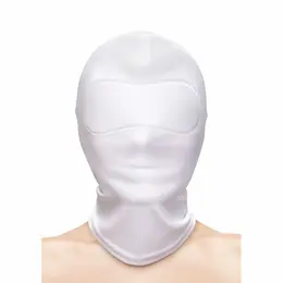 NS Novelties Fetish & Fashion Nylon Head Cover White Universal Size