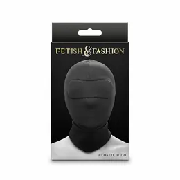 NS Novelties Fetish & Fashion Nylon Closed Hood Black - Universal Fit