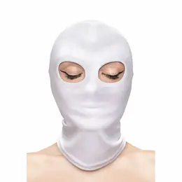 NS Novelties Fetish & Fashion Nylon Eye Hood White - One Size Adjustable