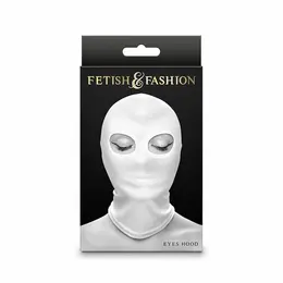 NS Novelties Fetish & Fashion Nylon Eye Hood White - One Size Adjustable