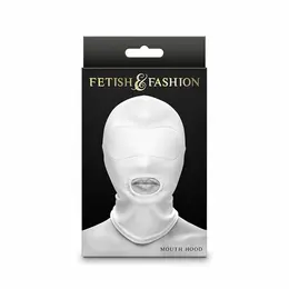 NS Novelties Fetish & Fashion Najlon Kapuljača za Usta Bela One Size