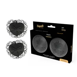 Coquette Chic Desire Cipkane Adhezivne Navlake za Bradavice Crne - Elegantan Dizajn