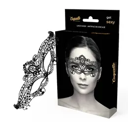 Coquette Chic Desire Cipkana Maska Crna - Elegantan Dodatak za Pokrivanje Očiju