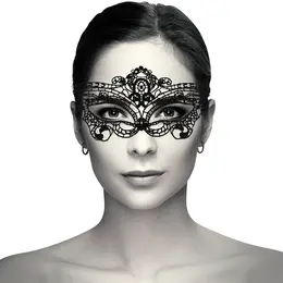 Coquette Chic Desire Cipkana Maska Crna - Elegantan Dodatak za Pokrivanje Očiju