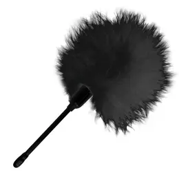 Darkness Sensual Black Feather Tickler sa ergonomskom ručkom 20cm