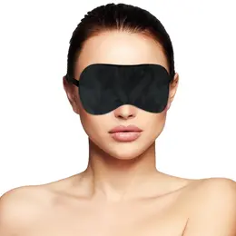 Darkness Basic Black Eye Mask saten sa podesivom trakom
