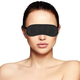 Darkness Satin Black Eye Mask podesiva traka za glavu, lagana