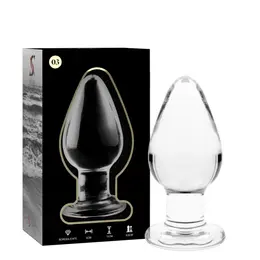 IBIZA Nebula Series Model 3 Glass Plug Transparent 11cm O5cm