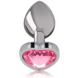 INTENSE Aluminijumski Metalni Čep Pink Srce L - Luksuzni Dragulj, 9cm