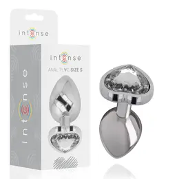 INTENSE Belo Srce Aluminijumski Metalni Čep S - Dekorativna Kristalna Baza