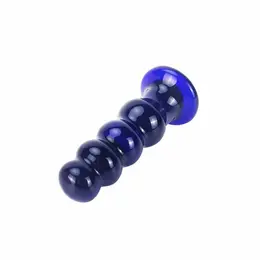 TOYJOY Buttocks The Radiant Vibrantni Stakleni Čep 5 Režima Prozirni
