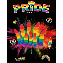 TOYJOY Pride Twink Silikonski Čep Duga 8.5 cm Srednja Veličina