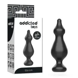 Addicted Toys Silikonski čep 13.6 cm Crni - Anatomski model za obuku