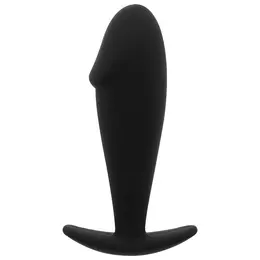 OHMAMA Silicone Intimate Plug 10cm - Medical Grade, Ergonomic Black