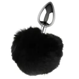 Coquette Chic Desire Metal Plug L Graphite with Crystal 2.8x4.1cm