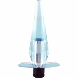 Seven Creations Kompaktni analogni vibrirajući čep 10cm PVC Crni