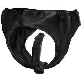 Darkness Intimni set - PU kožne gaćice sa zamenljivim dodacima, One Size