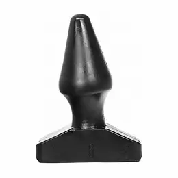 All Black AB46 Intimni konusni čep 15.5 cm PVC Vodootporni Crni
