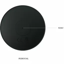 Pretty Love Magic Jinger Black - Remote-Controlled Silicone Plug, Up & Down Motion
