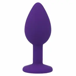 INTENSE Shelki S Lilac - Silicone Plug with Diamond-Style Base, Small