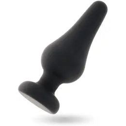 Intense Pipo L Silikonski Analni Čep Crni 13 cm - Meki Fleksibilni Dizajn