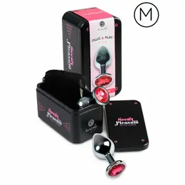 Secret Play Aluminijumski Intimni Čep Fuchsia 8 cm - Dodatak za Temperaturnu Igru