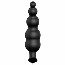 Pretty Love Silicone Intimate Plug Black 12 Vibration Modes Remote Control