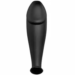 Pretty Love Silicone Intimate Plug Black 12 Vibration Modes Remote Control