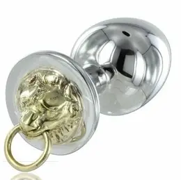 Metal Hard Čelični Čep sa Ugraviranim Tigrom i Prstenom, 4 cm Prečnika