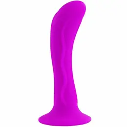 Baile Passion Unisex Plug Strong Suction Black 13.5 cm Silicone