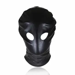 OHMAMA Fetish Hood Mask - Black, Breathable, No Mouth Opening