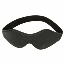CalExotics Nocturnal Maska za Oči PVC Koža Crna - Potpuni Mrak