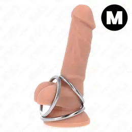 KINK Trojni set hromiranih čeličnih intimnih prstenova 3.8–5 cm, Model 2